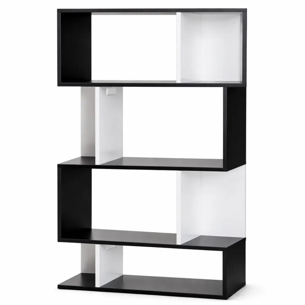 Étagère de Rangement Moderne à 5 Niveaux pour Salon ou Bureau-Fieldabode