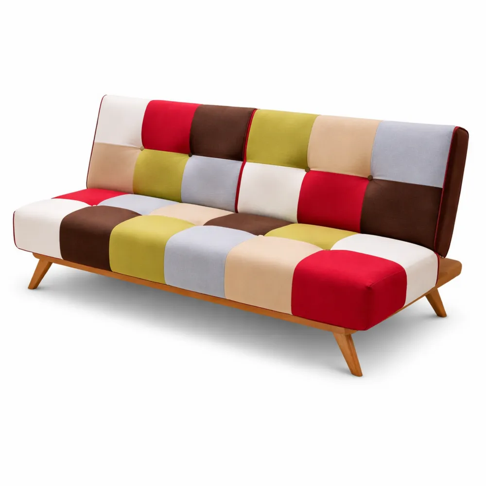 Canapé-lit moderne multicolore