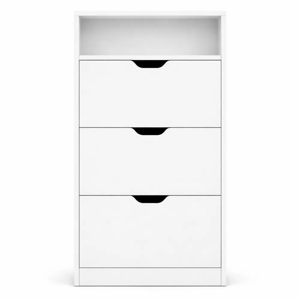 Armoire à Chaussures avec Étagères Réglables et Compartiments Ouverts