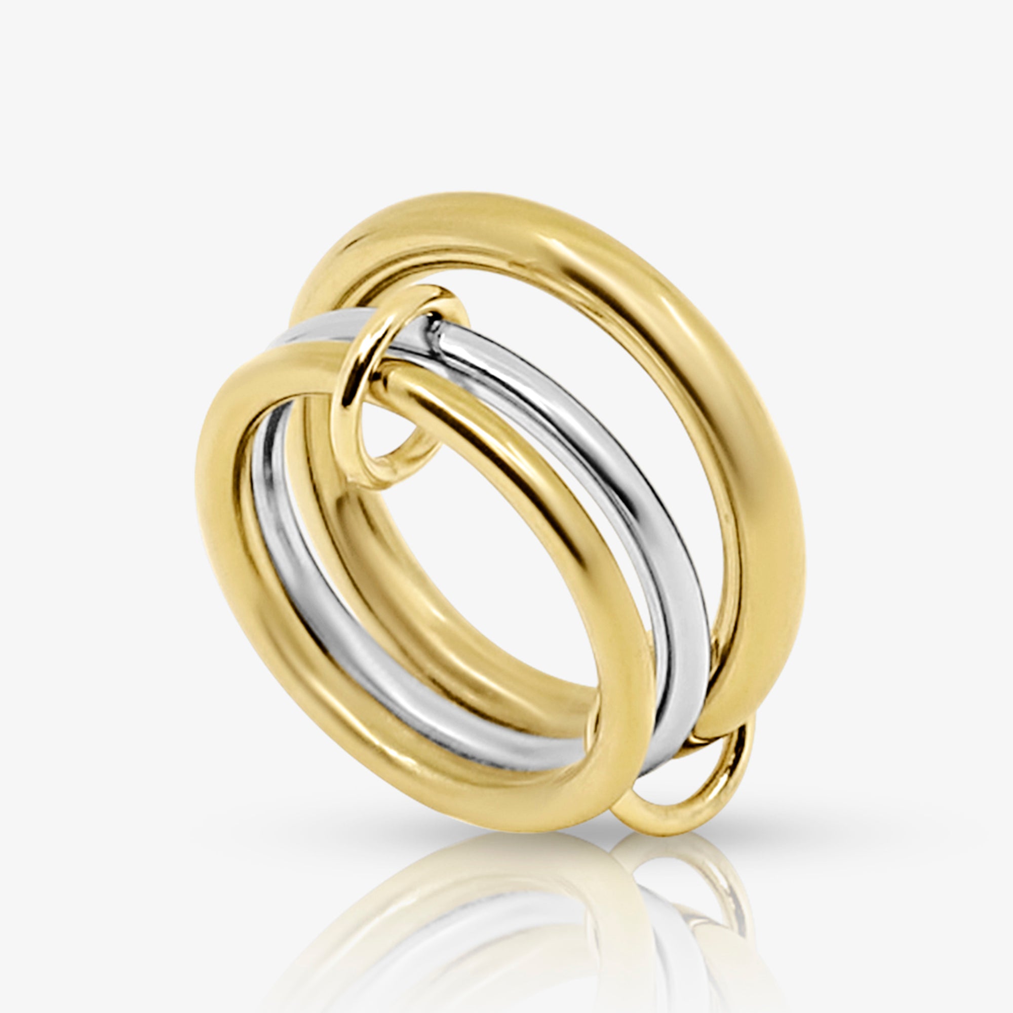Cuffed Stacked Ring-Chicira