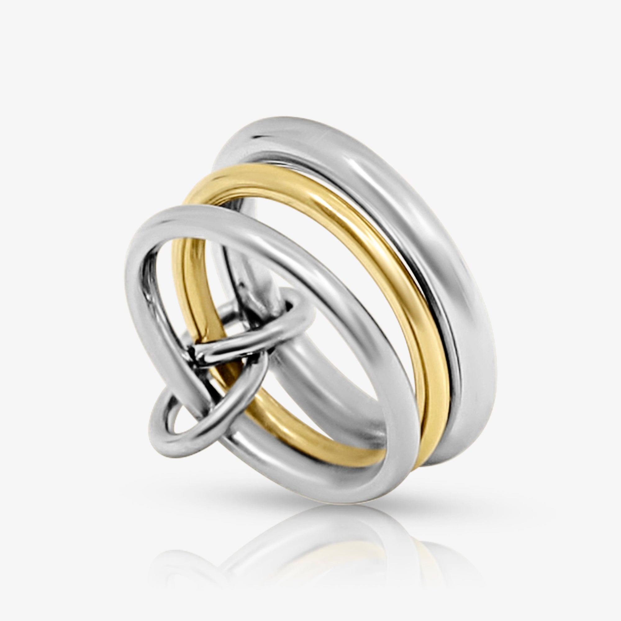 Cuffed Stacked Ring-Chicira