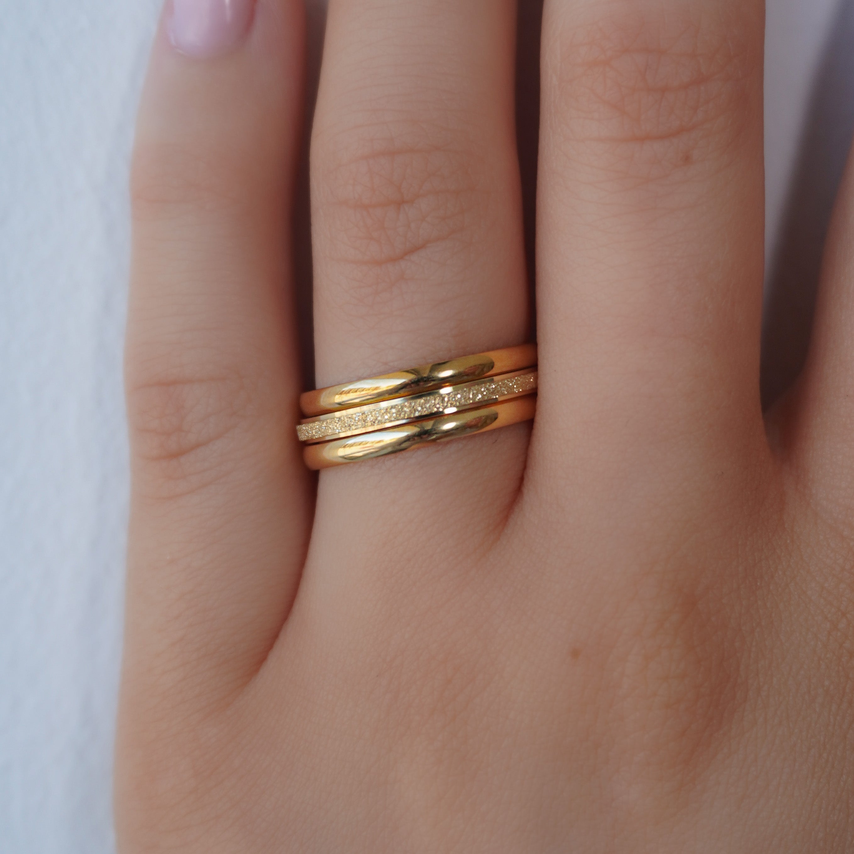 Shimmer Ring Set-Chicira