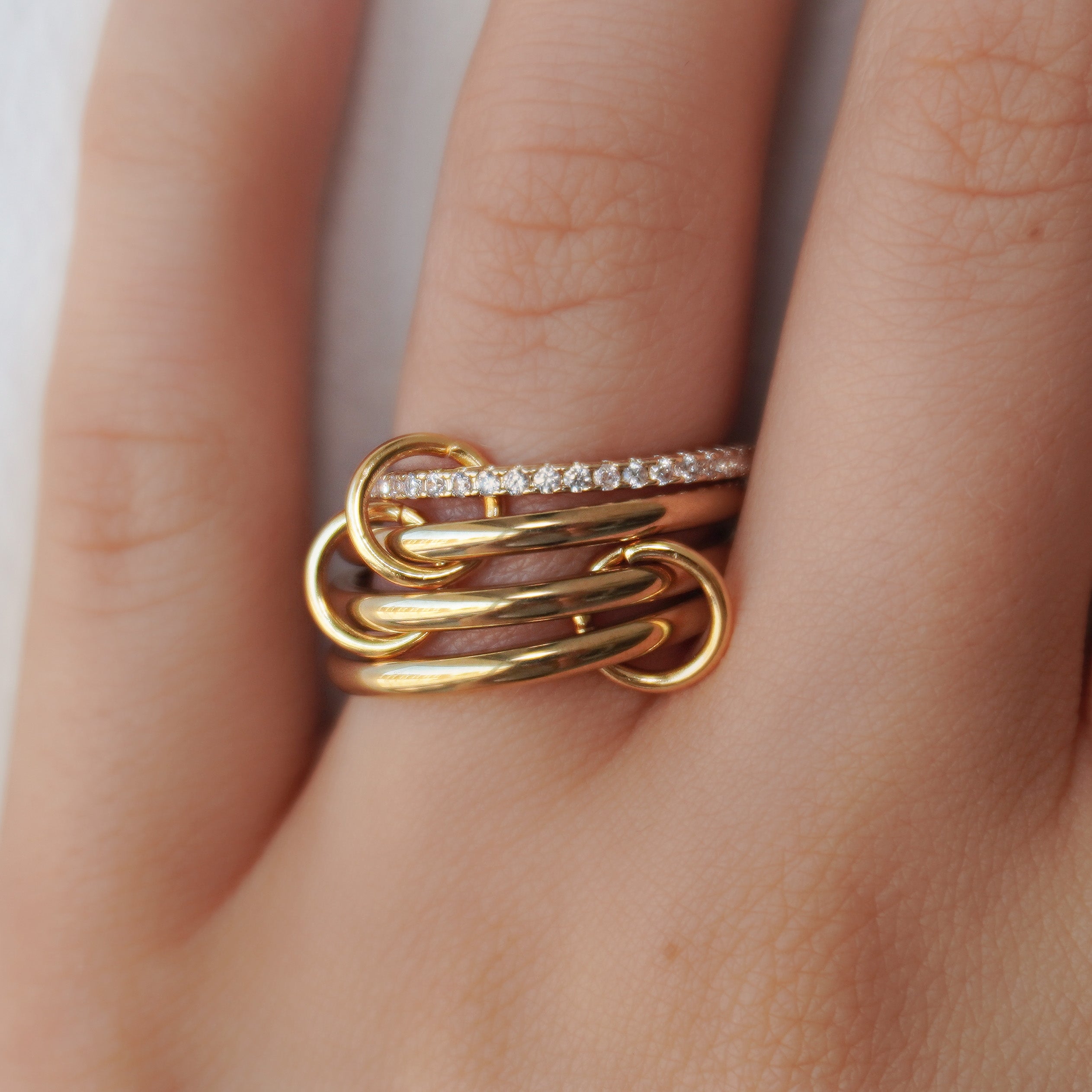 Linked Together Ring-Chicira