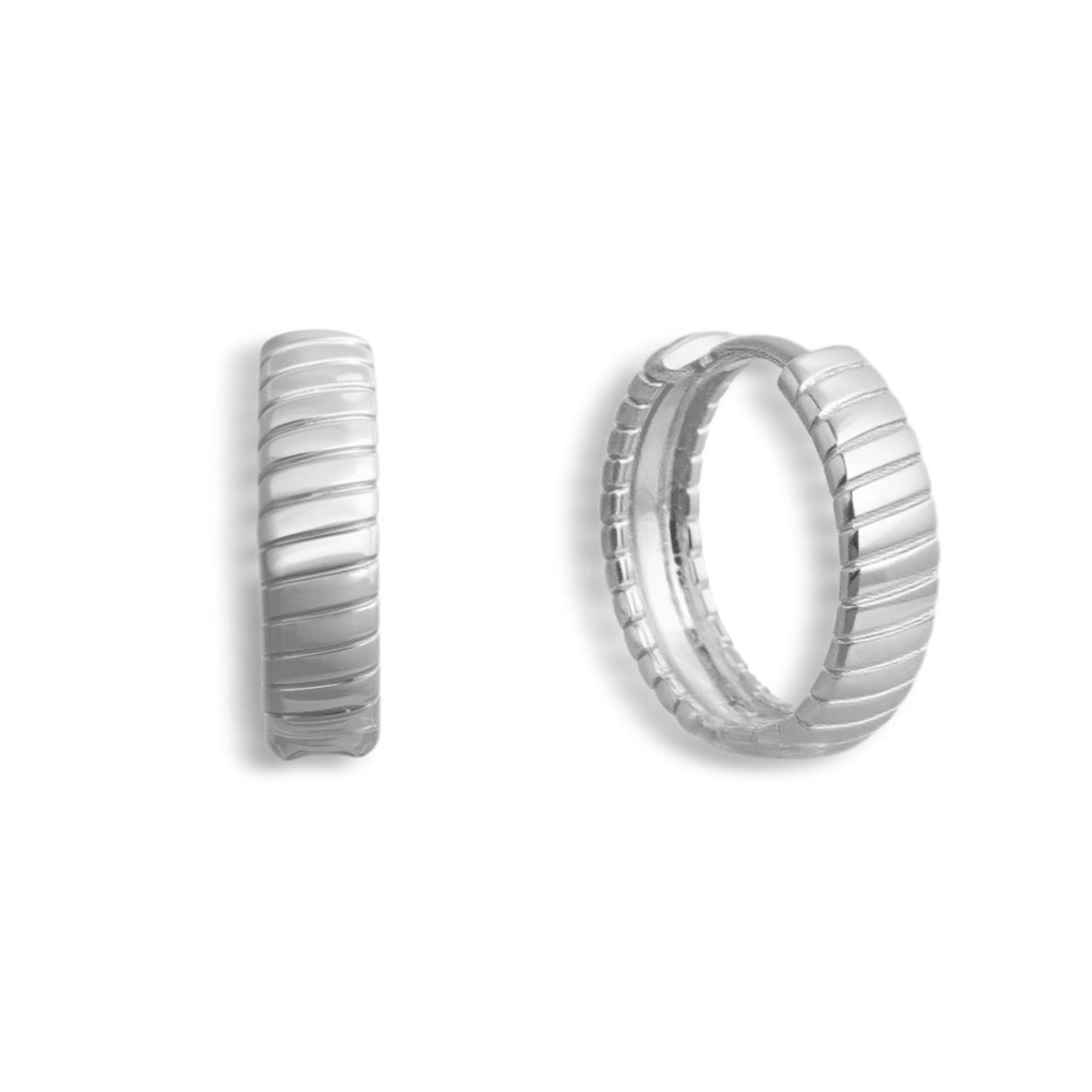 Golden Hoop Earrings-Chicira