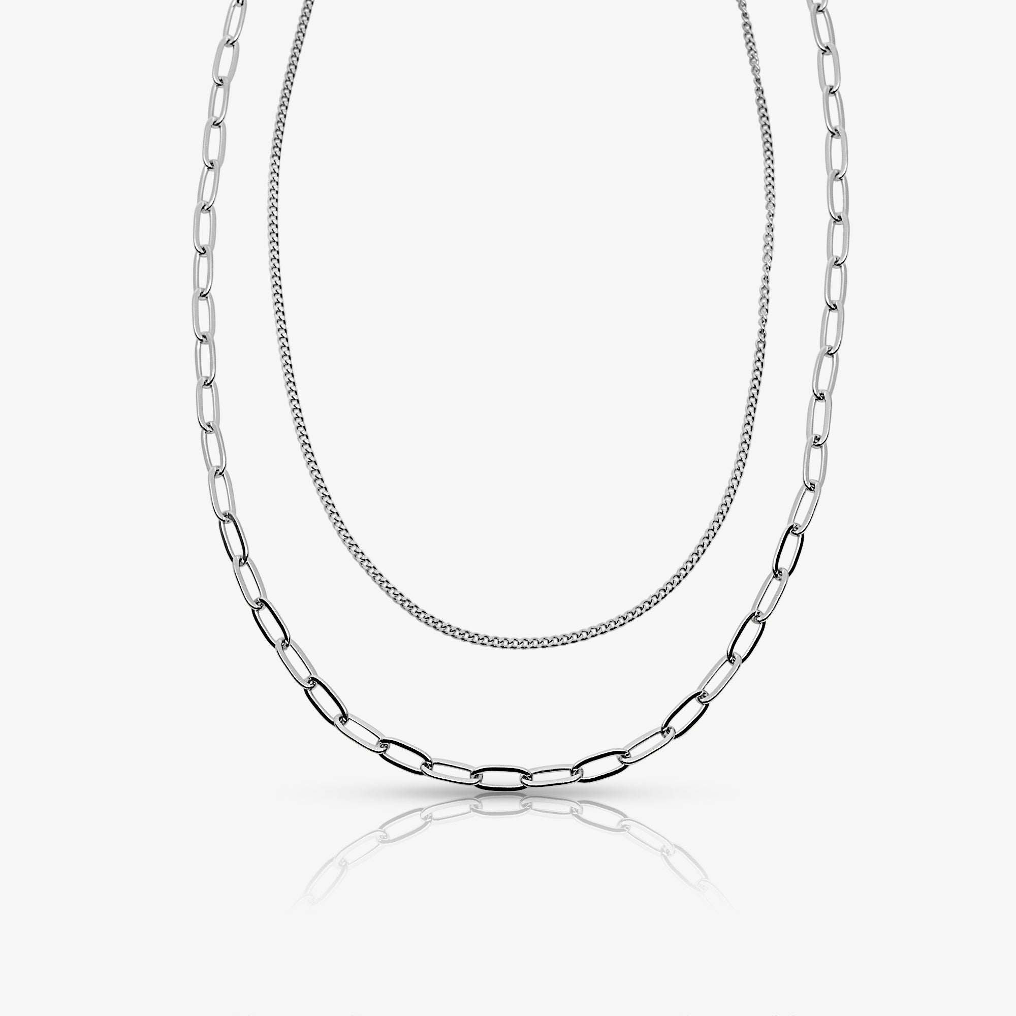 Perfect Pair Double Layered Necklace-Chicira
