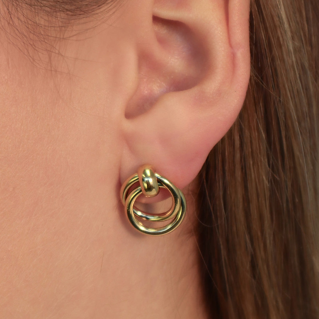 San Francisco Flat Back Earrings-Chicira