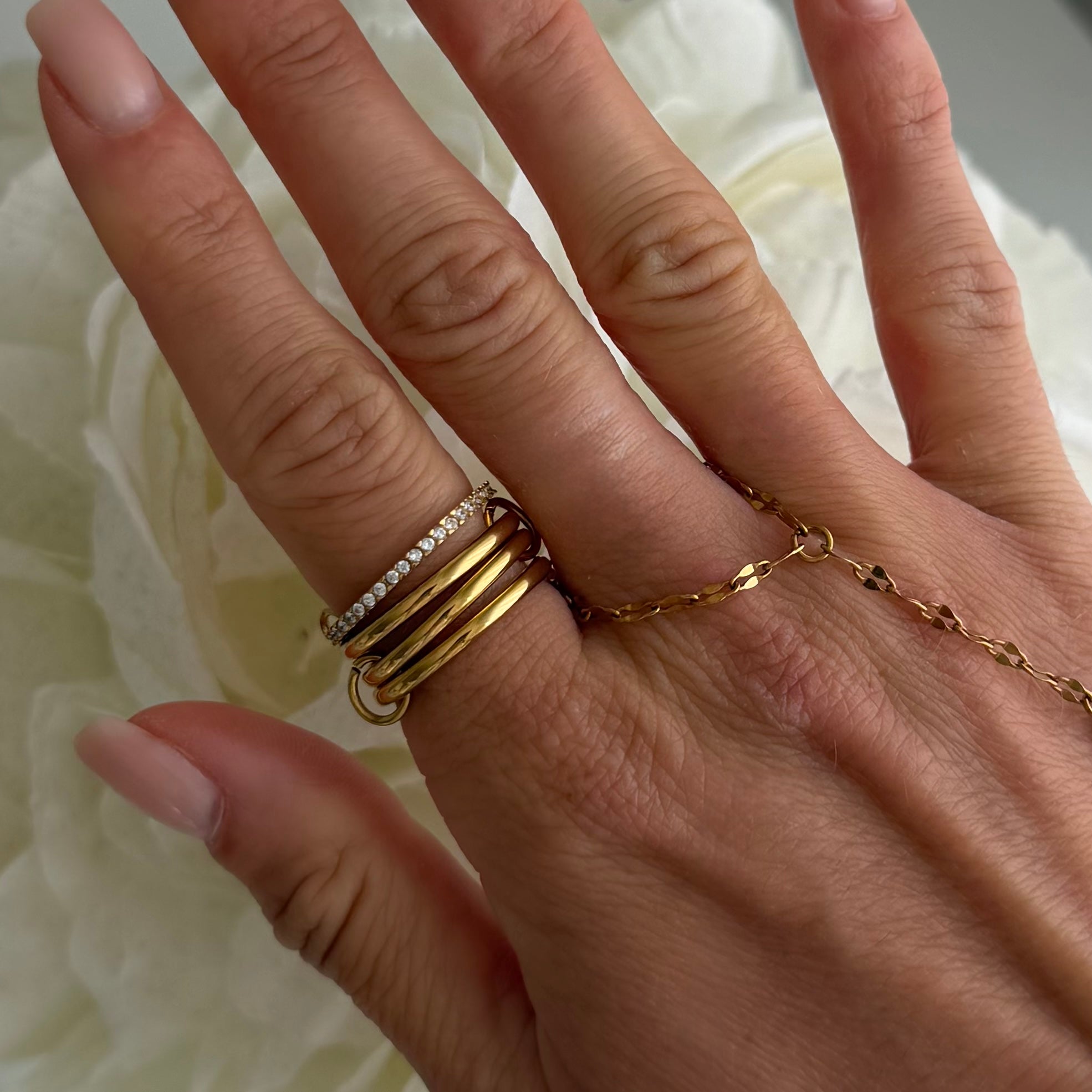 Linked Together Ring-Chicira