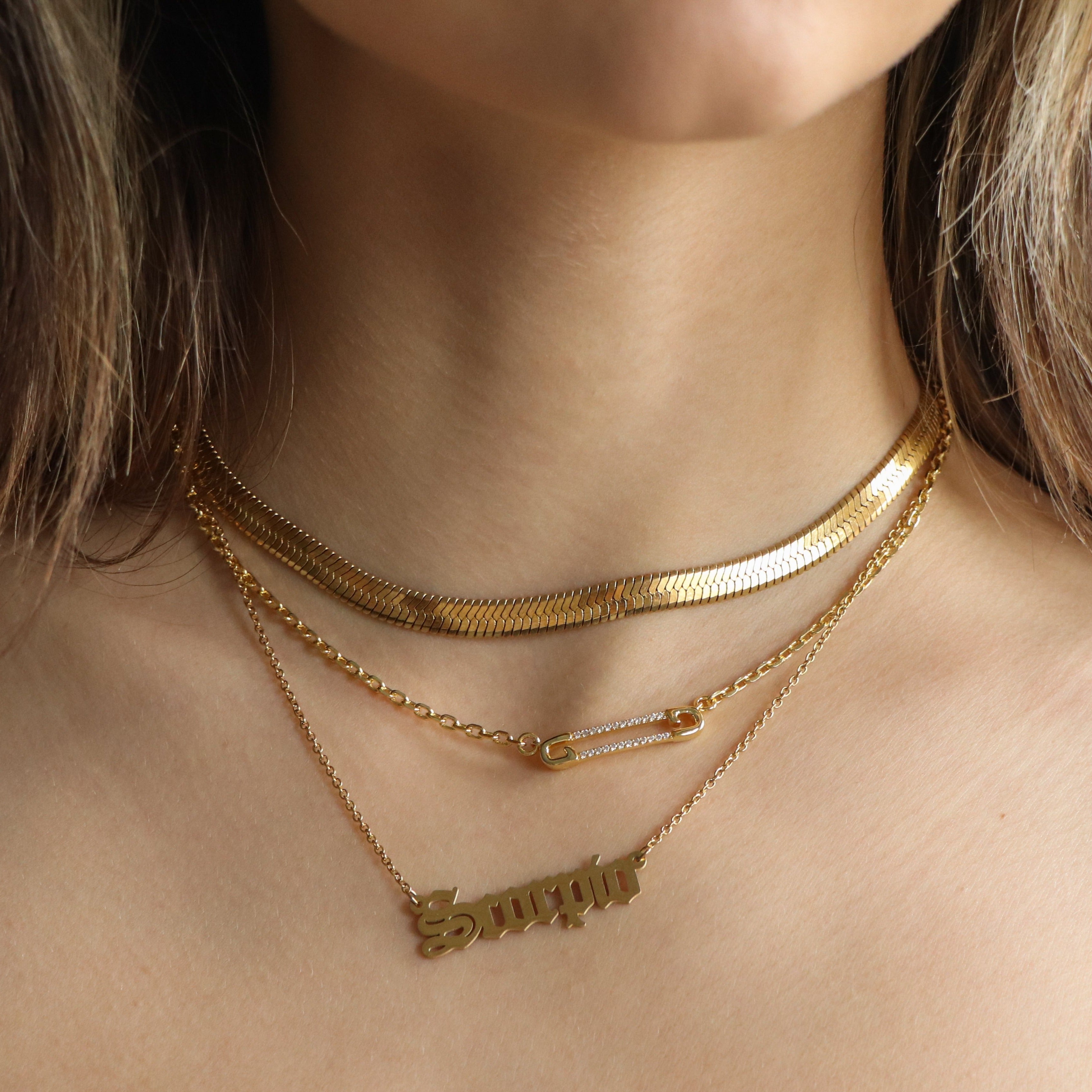 Pin It Necklace-Chicira