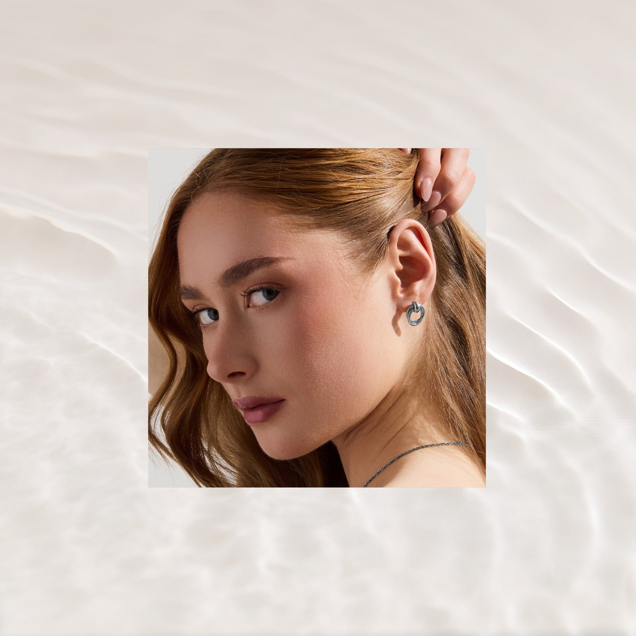 San Francisco Flat Back Earrings-Chicira