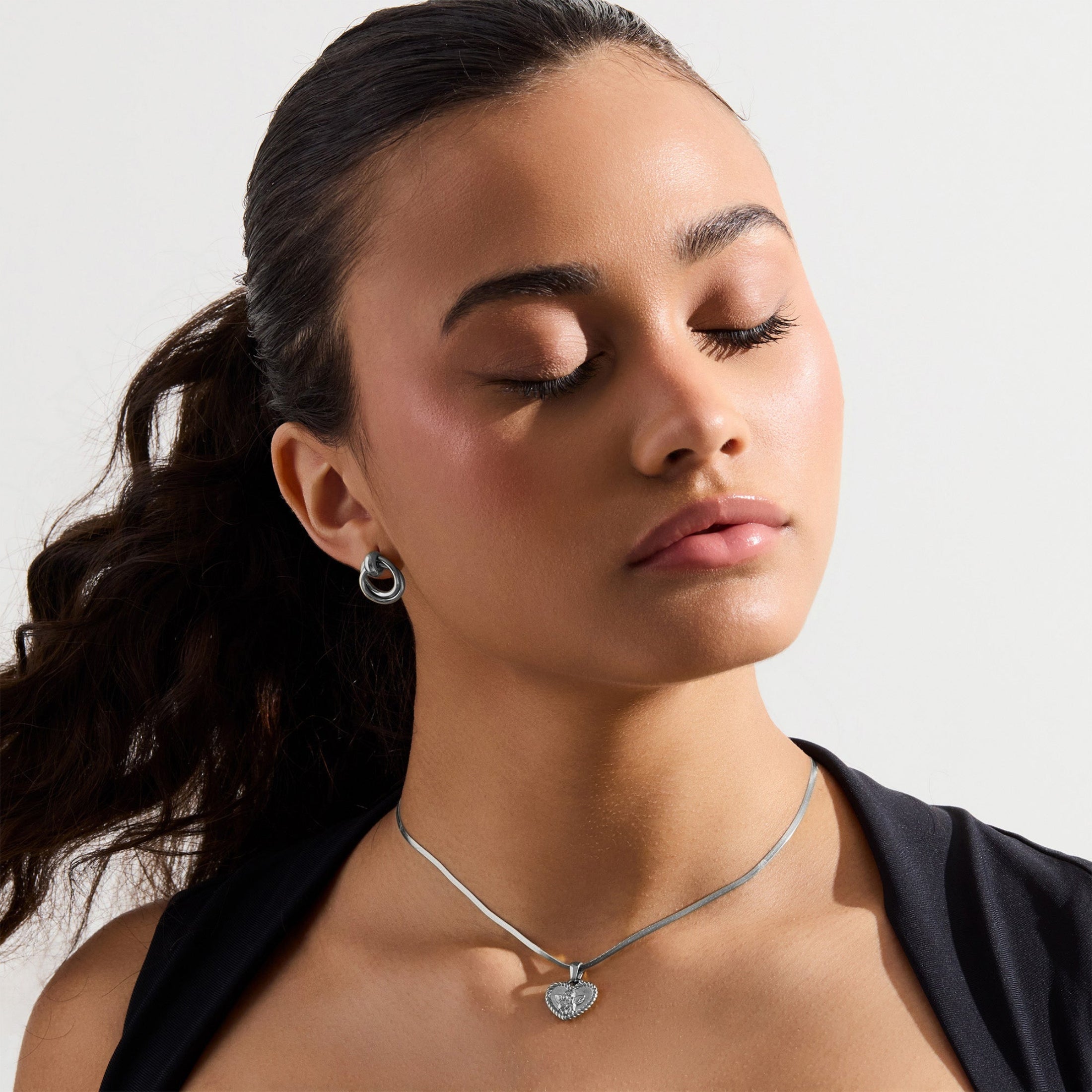 San Francisco Flat Back Earrings-Chicira