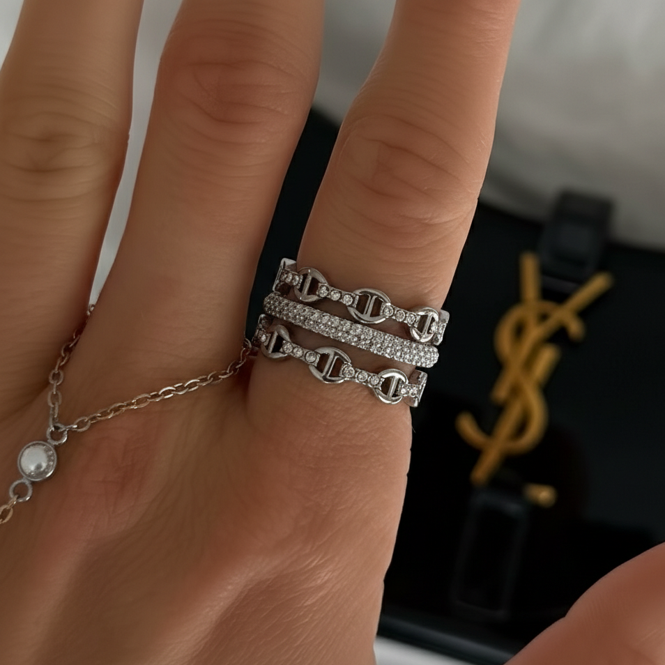 Dolce Iconic Stacked Ring-Chicira