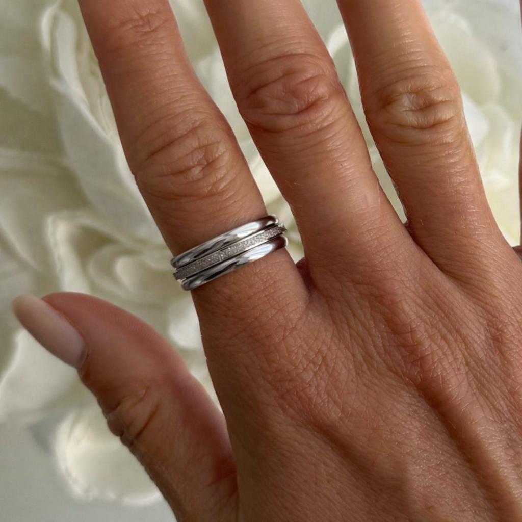 Shimmer Ring Set-Chicira