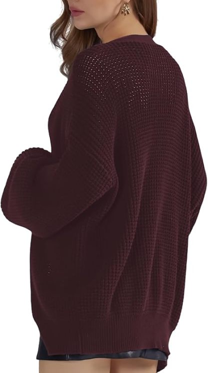 Cardigan Sweaters for Women 100% Cotton Button-Down Oversized Knit Outerwear Fall Tops for Women 2026