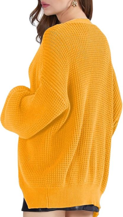 Cardigan Sweaters for Women 100% Cotton Button-Down Oversized Knit Outerwear Fall Tops for Women 2026