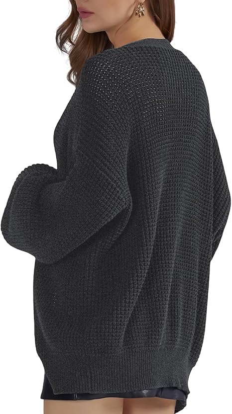 Cardigan Sweaters for Women 100% Cotton Button-Down Oversized Knit Outerwear Fall Tops for Women 2026