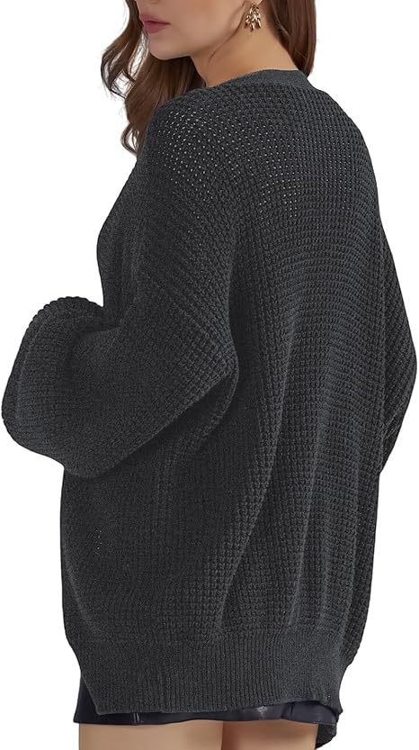 Cardigan Sweaters for Women 100% Cotton Button-Down Oversized Knit Outerwear Fall Tops for Women 2026