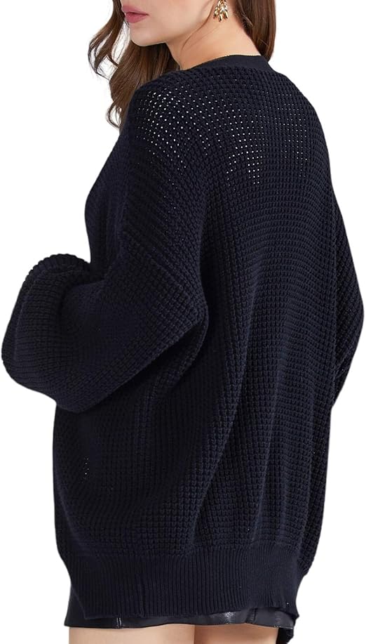 Cardigan Sweaters for Women 100% Cotton Button-Down Oversized Knit Outerwear Fall Tops for Women 2026