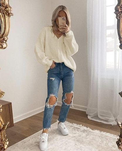Cardigan Sweaters for Women 100% Cotton Button-Down Oversized Knit Outerwear Fall Tops for Women 2026