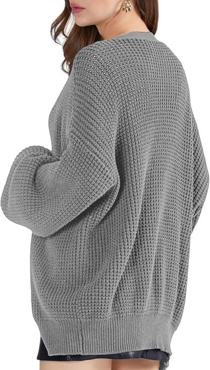 Cardigan Sweaters for Women 100% Cotton Button-Down Oversized Knit Outerwear Fall Tops for Women 2026