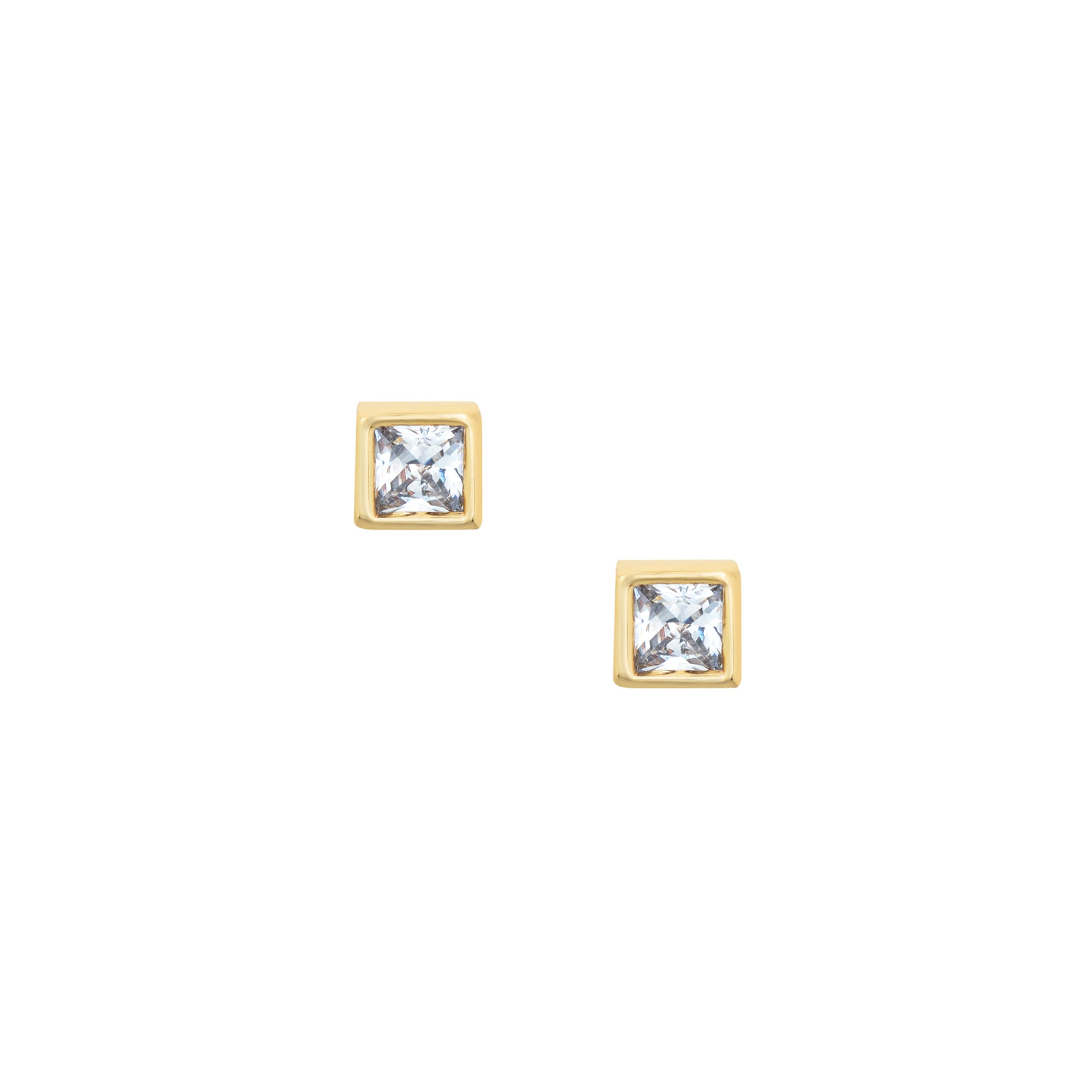 Agora Studs - White-Chifina
