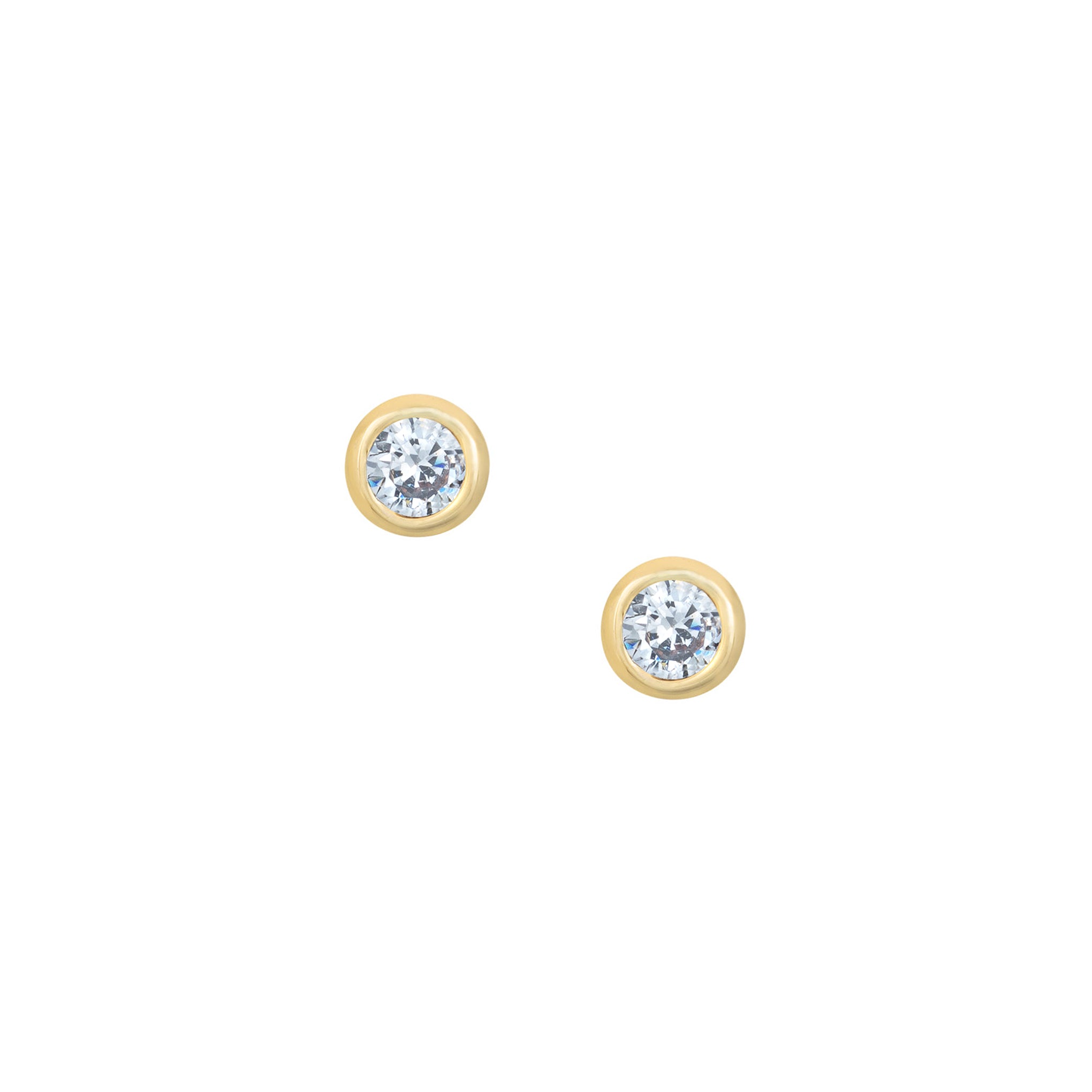 Elara Studs - White-Chifina