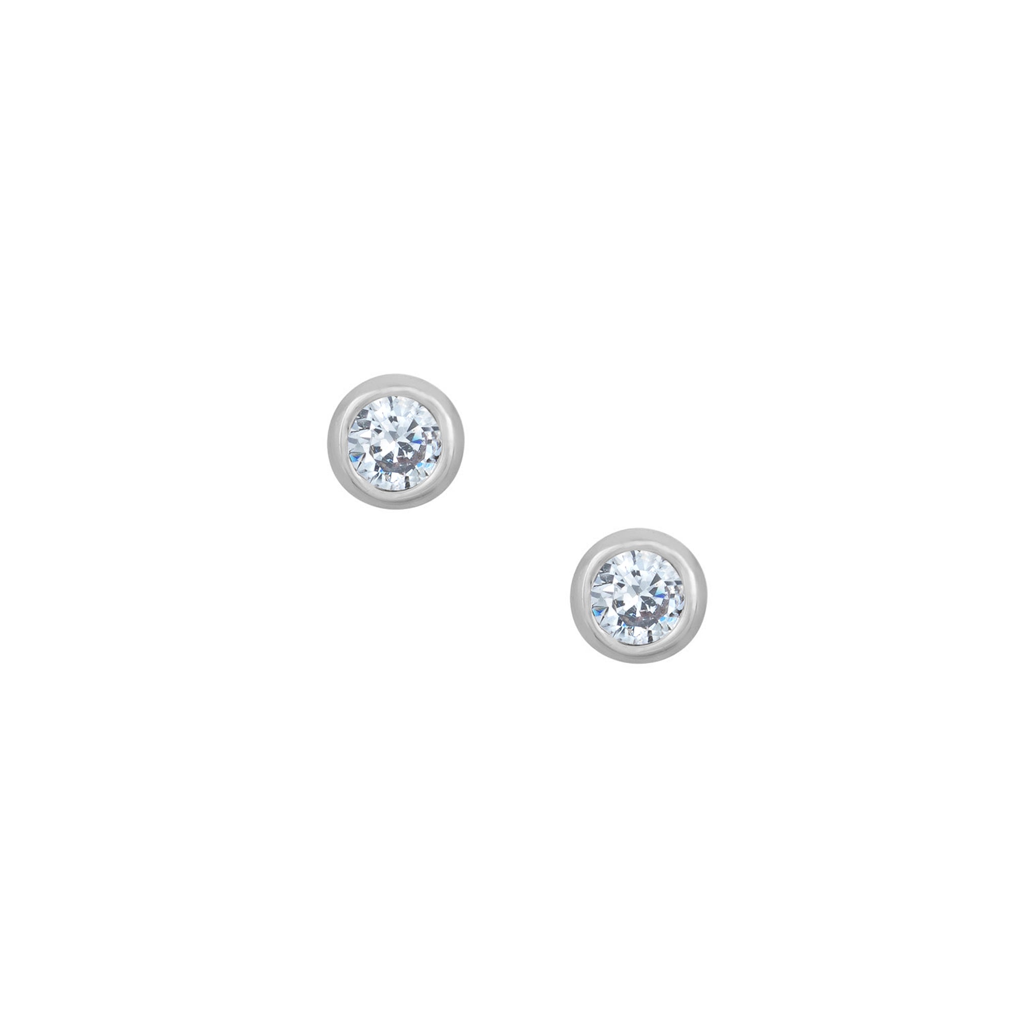 Elara Studs - White-Chifina
