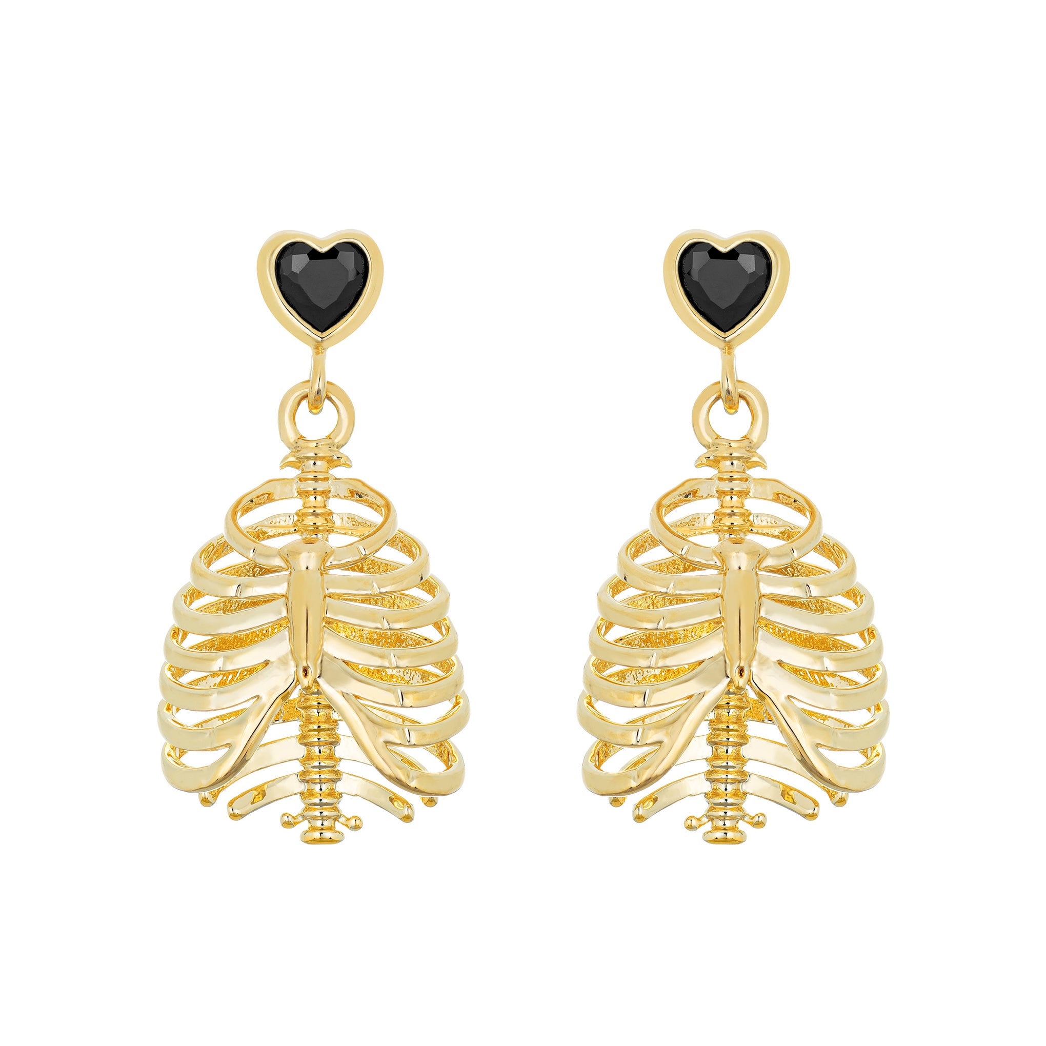 Heart in a Cage Earrings-Chifina