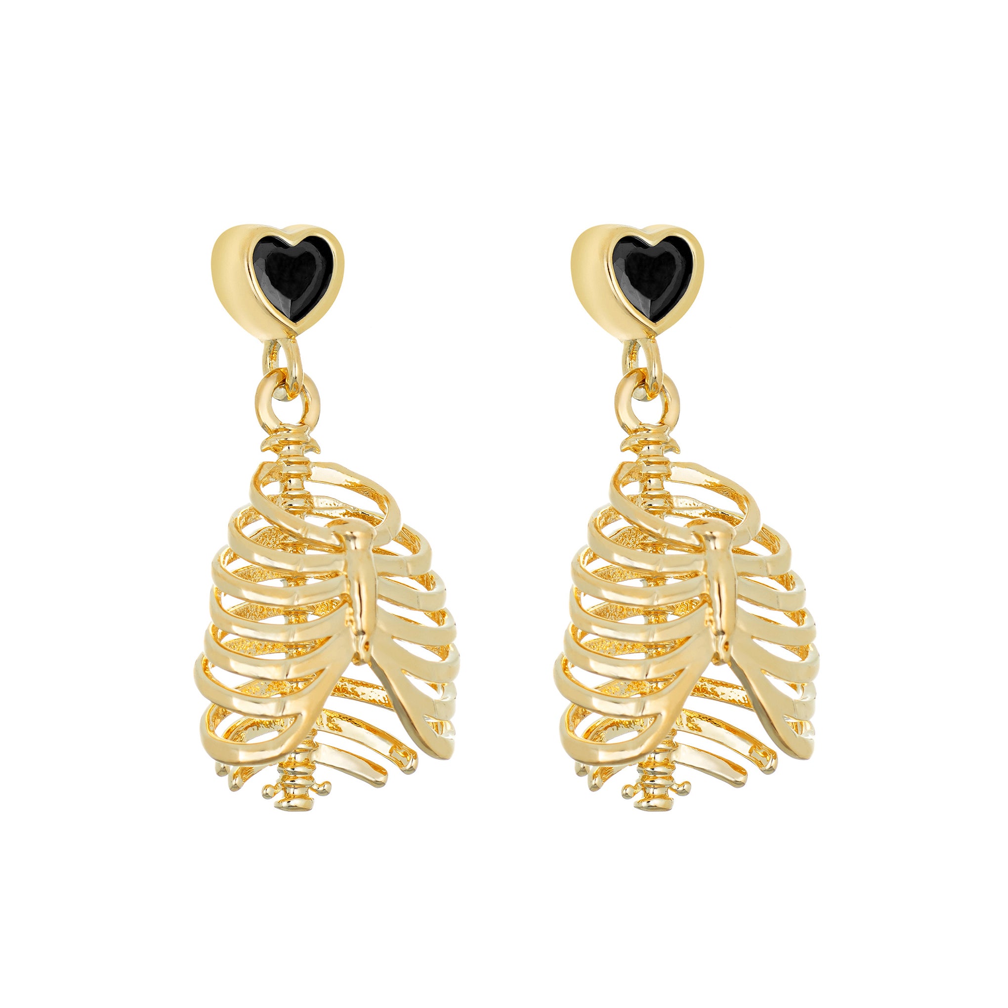 Heart in a Cage Earrings-Chifina