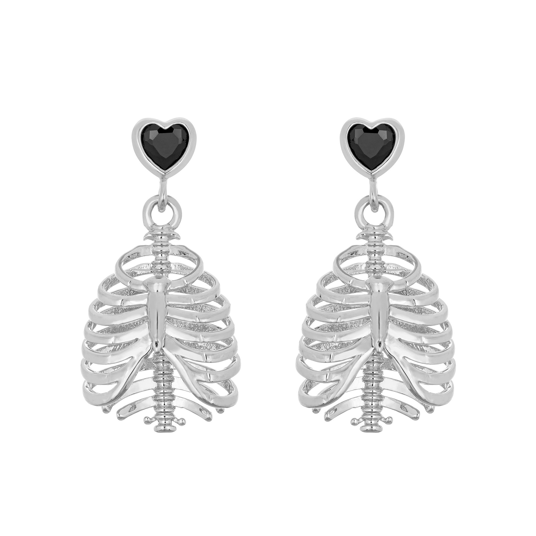 Heart in a Cage Earrings-Chifina