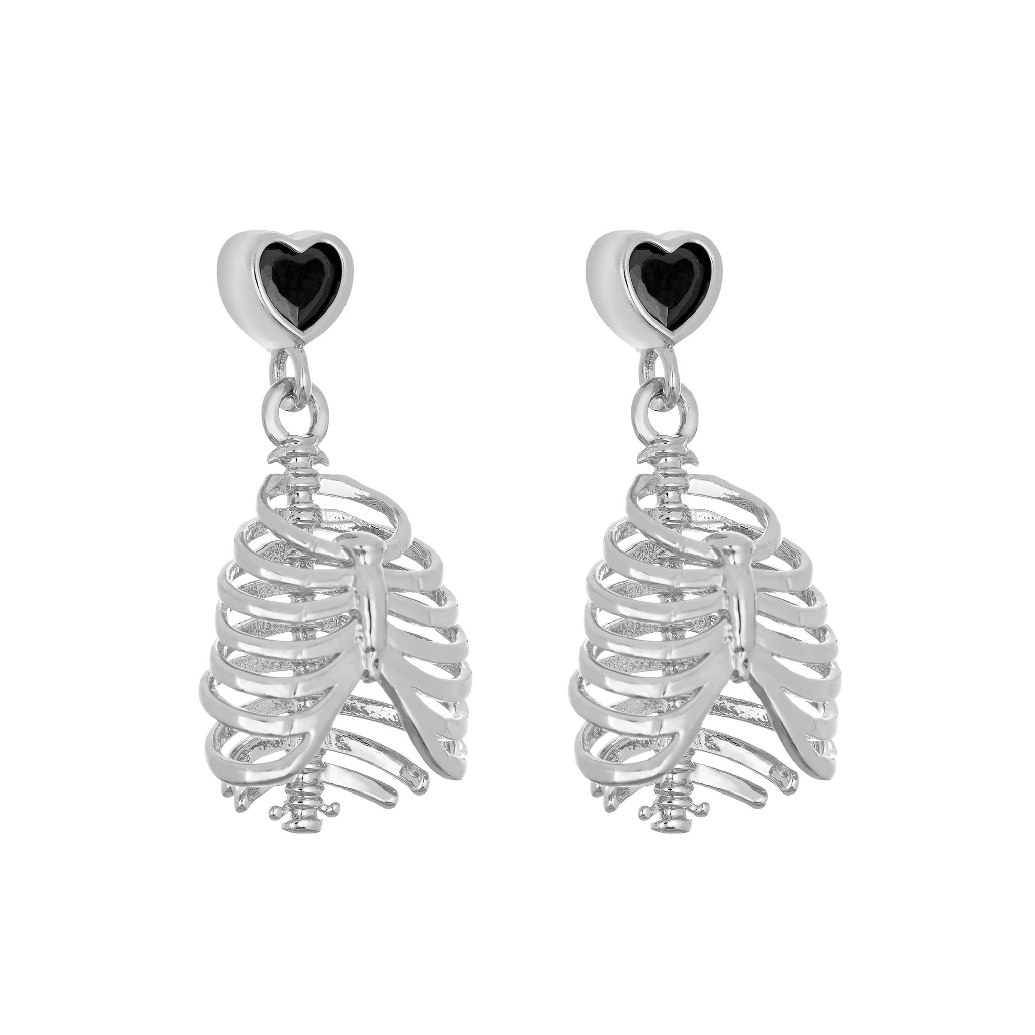 Heart in a Cage Earrings-Chifina