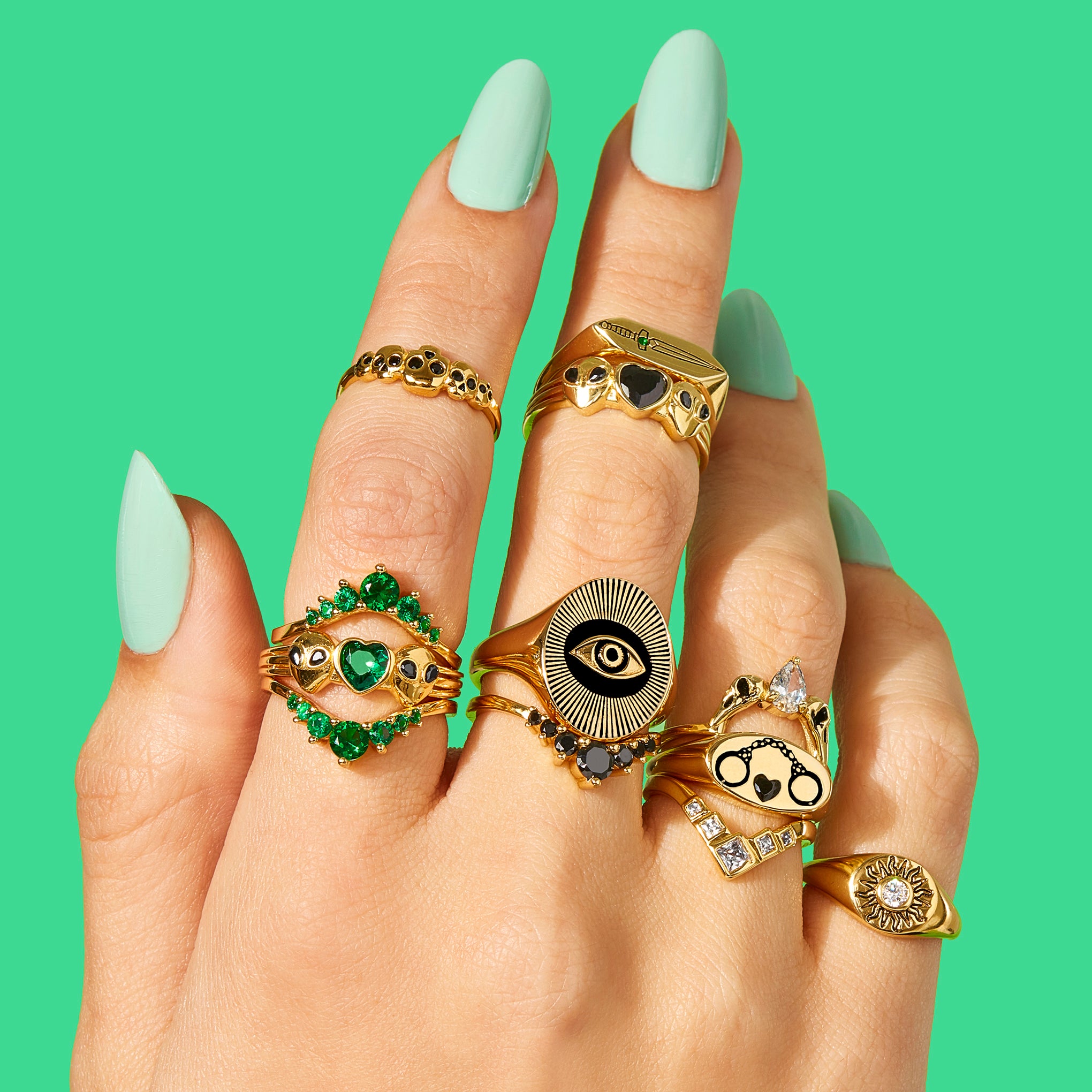 Cosmic Love Ring - Green-Chifina