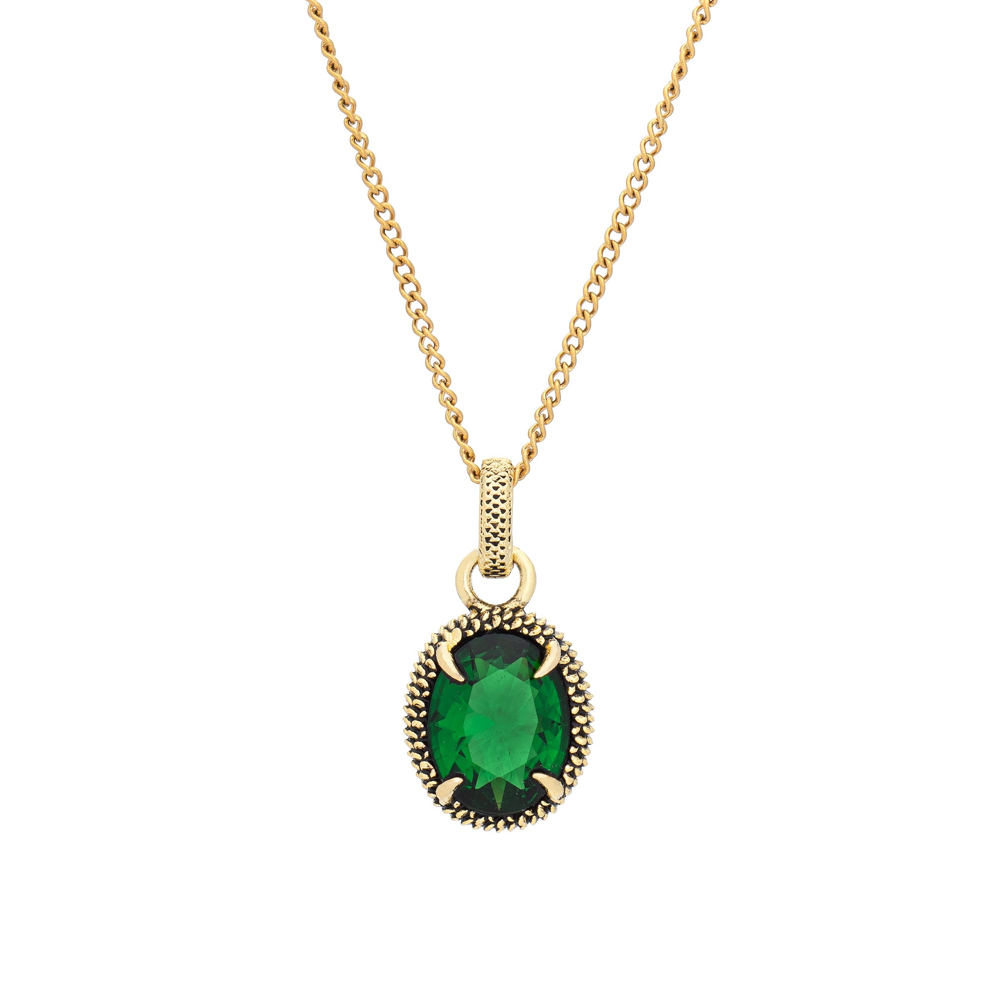 Viper Necklace - Green-Chifina