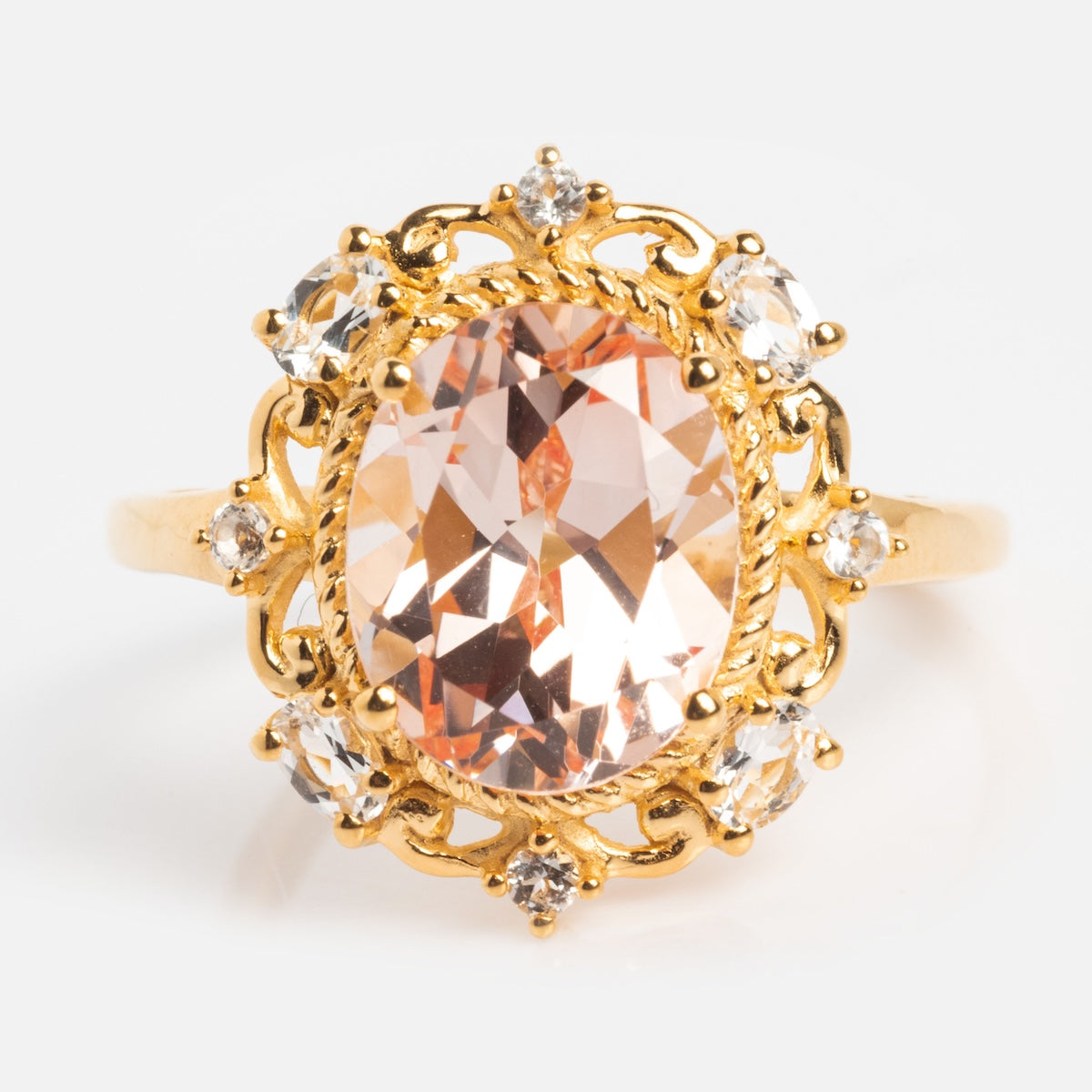 Royal Blush Cocktail Ring Last Chance Sizes-Koogrl