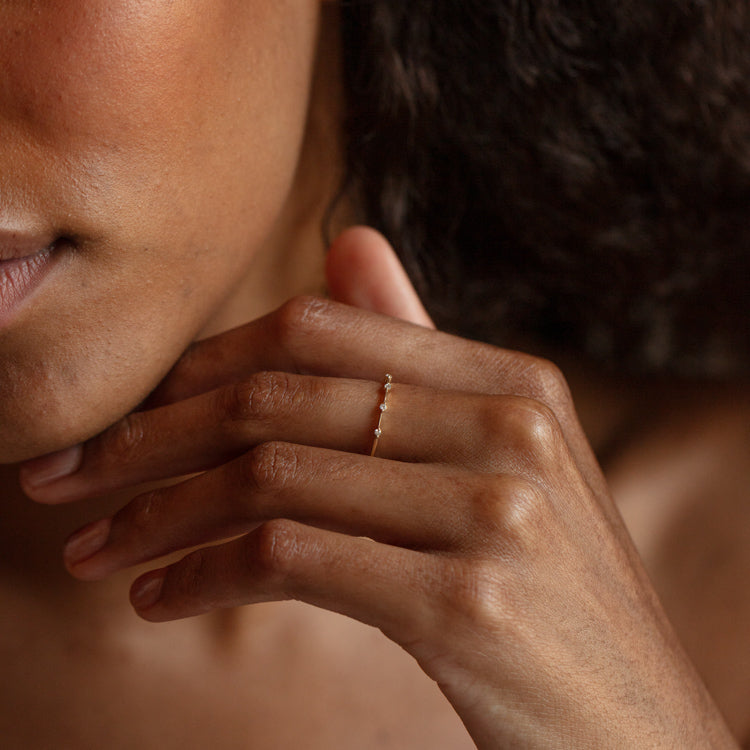 14k Diamond Constellation Band-Koogrl