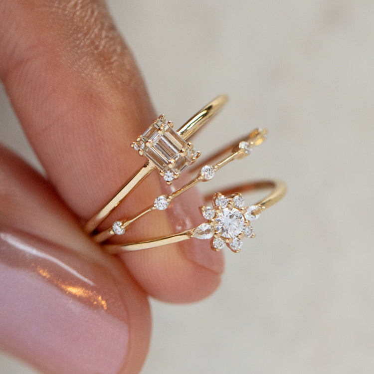 14k Diamond Constellation Band-Koogrl