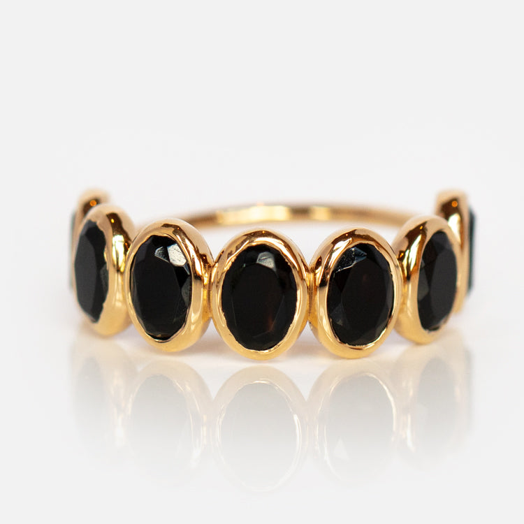 Violeta Black Onyx Ring-Koogrl