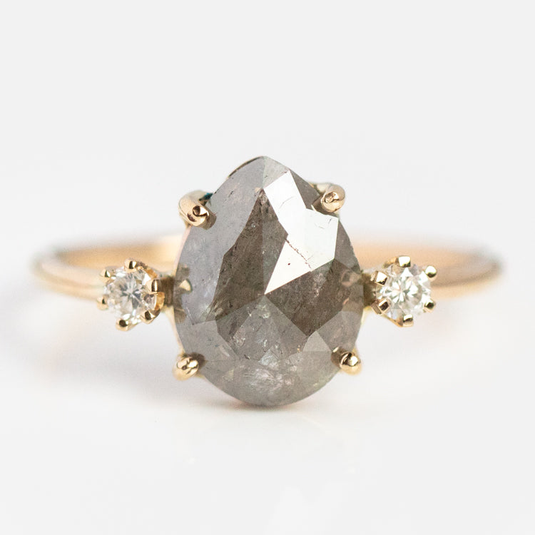 Eternal Grey Diamond Ring-Koogrl