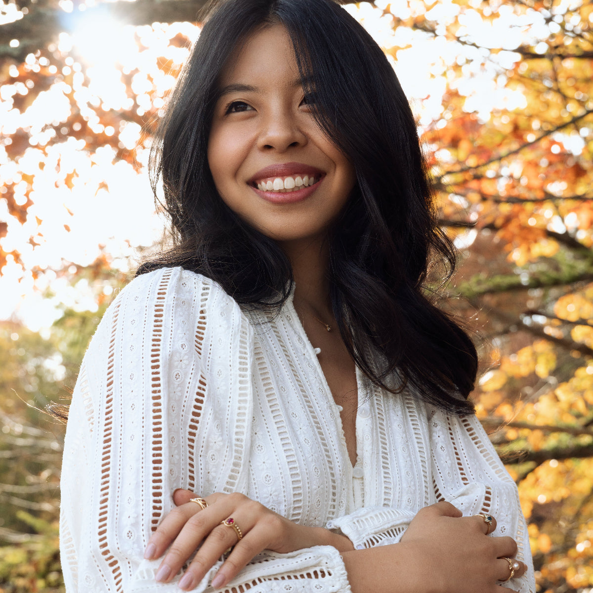 10k Lucky In Red Ruby Halo Ring-Koogrl