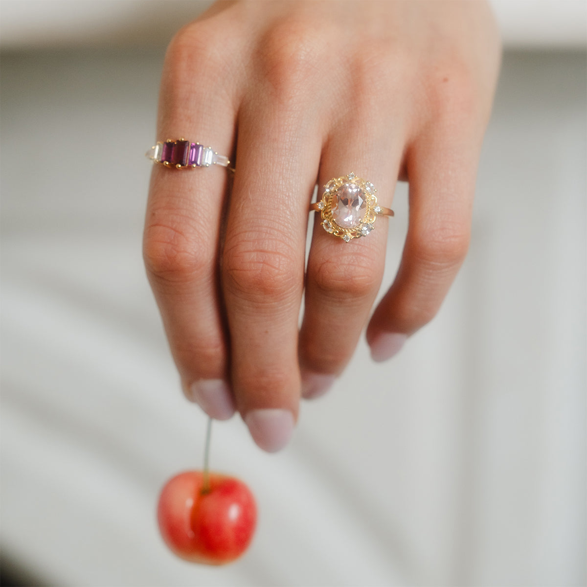 Royal Blush Cocktail Ring Last Chance Sizes-Koogrl