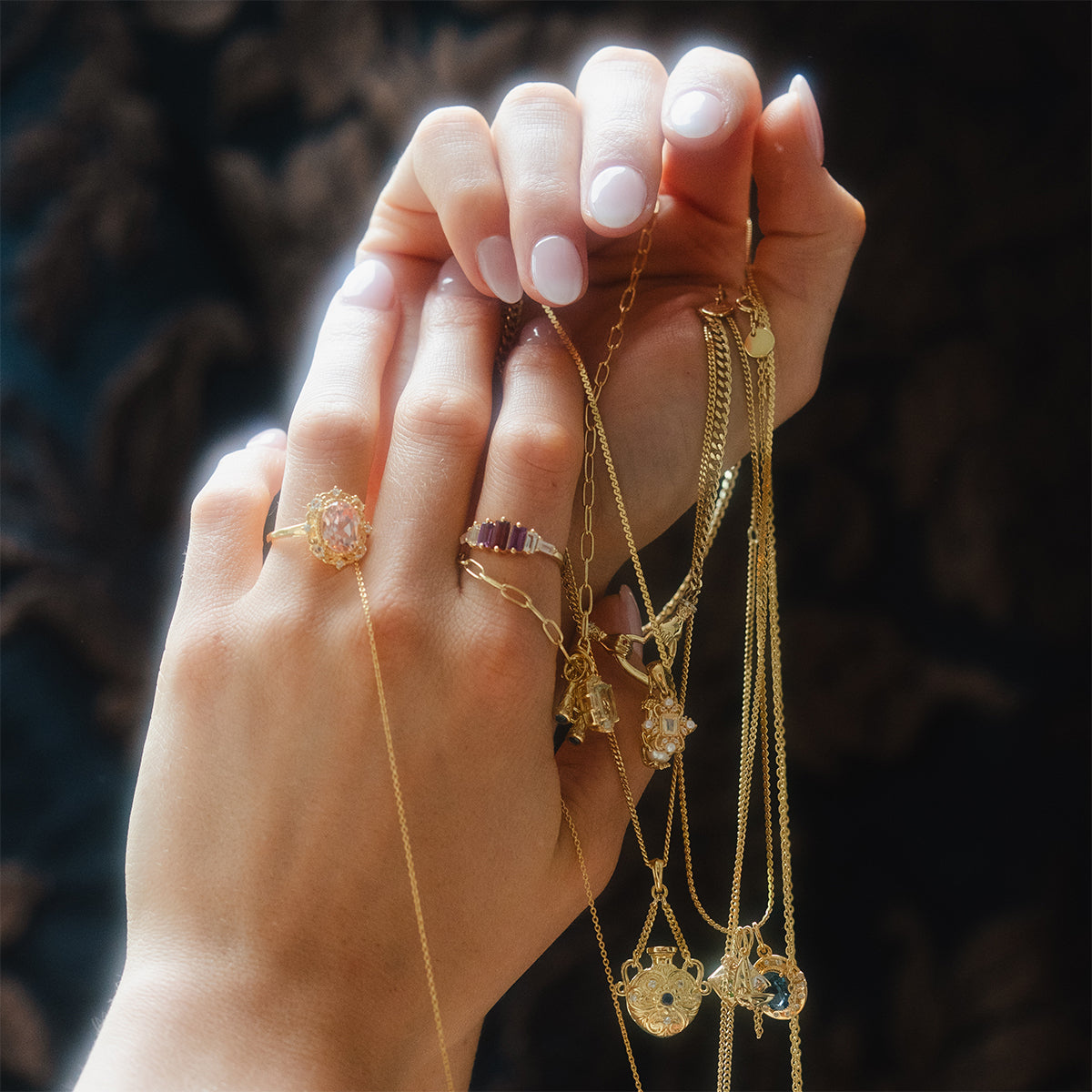 Royal Blush Cocktail Ring-Koogrl