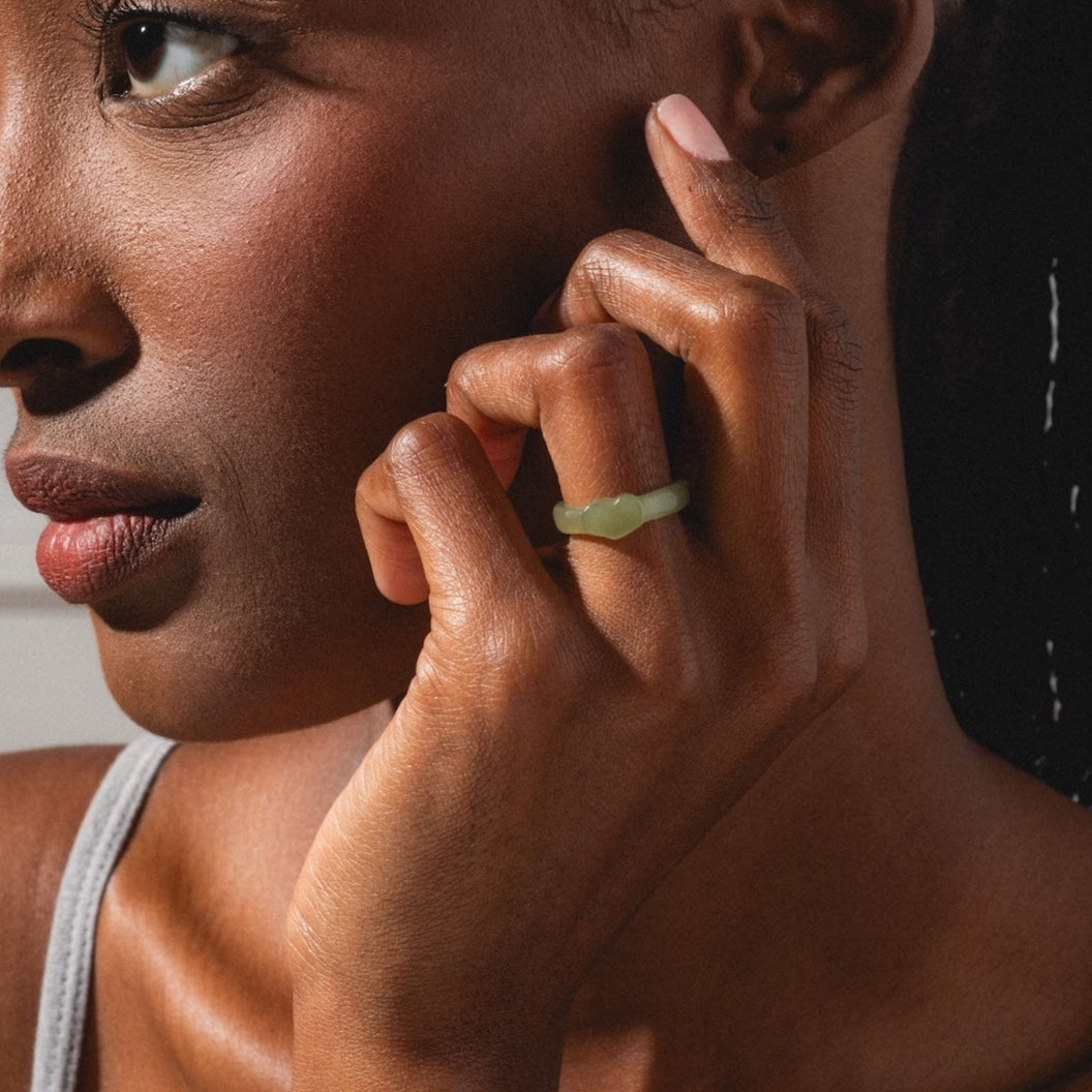 Heart Jade Ring-Koogrl