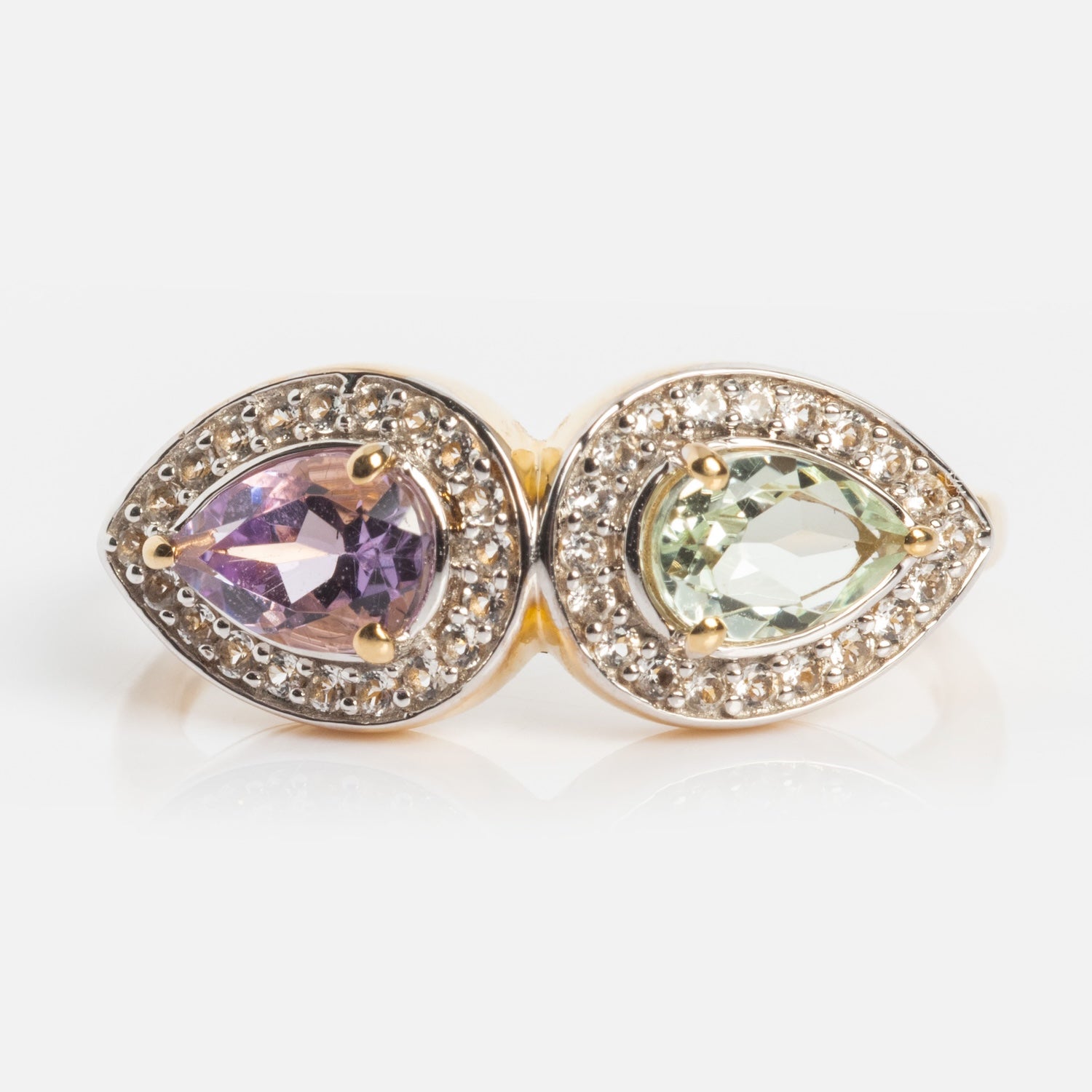 14k Pastel Amethyst Toi et Moi Ring-Koogrl