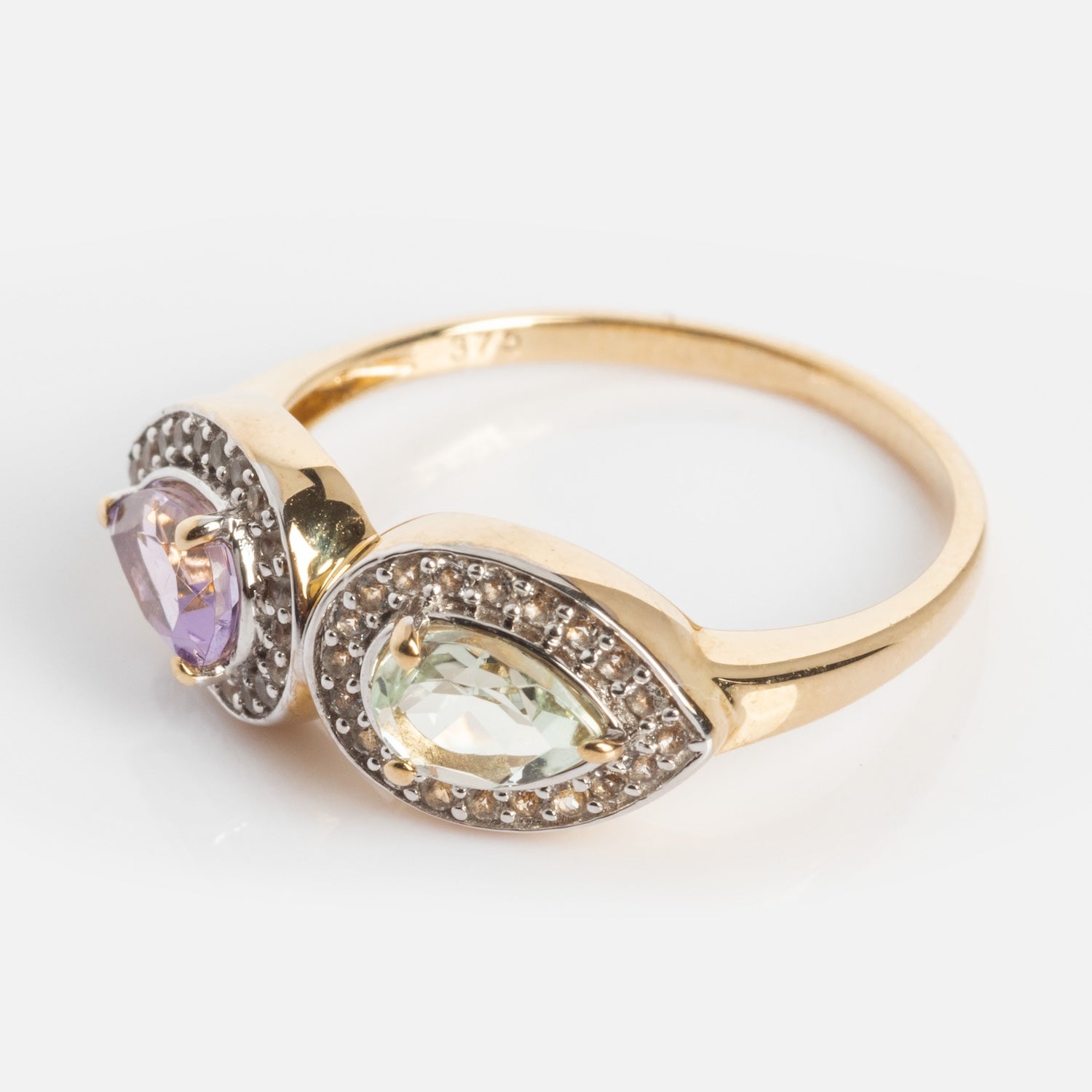 14k Pastel Amethyst Toi et Moi Ring-Koogrl