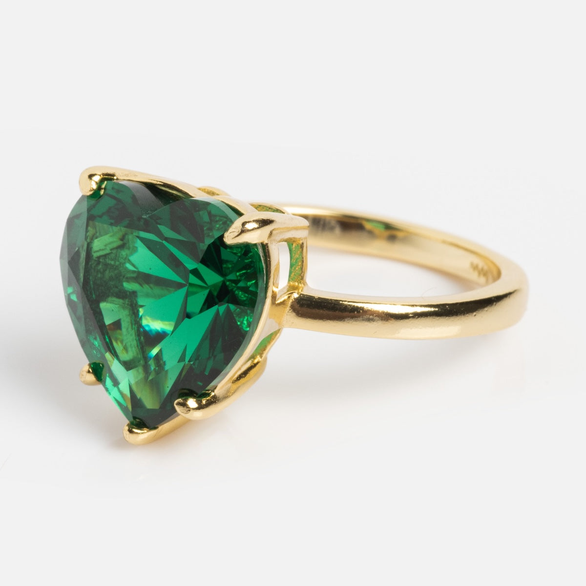 The Allison Emerald Heart Ring-Koogrl
