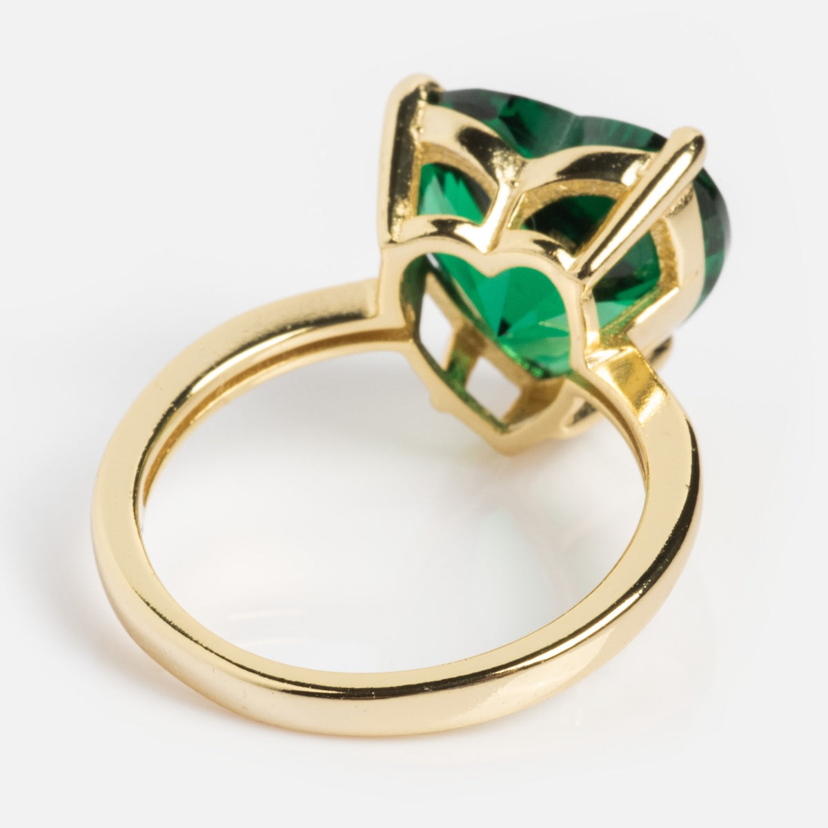 The Allison Emerald Heart Ring-Koogrl