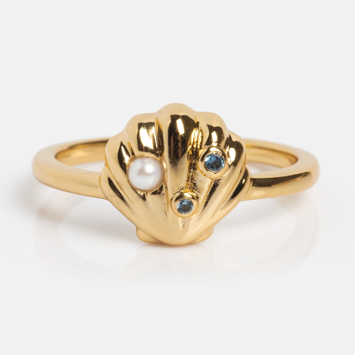 Perfect Pearl Shell Ring-Koogrl