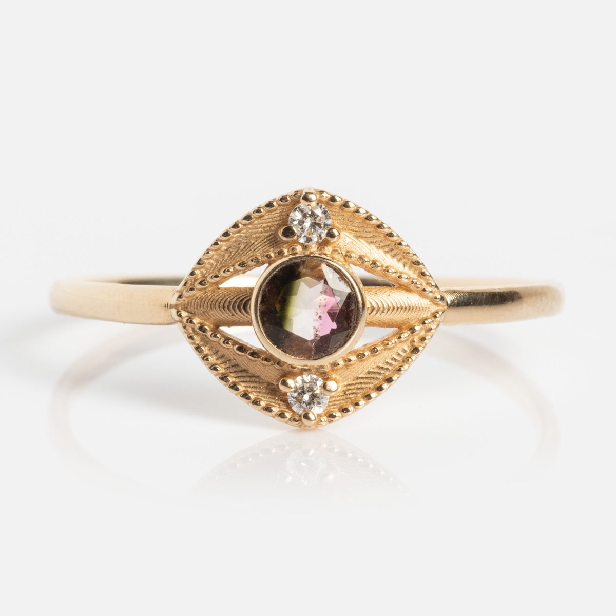 Staffa White Diamond Ring-Koogrl