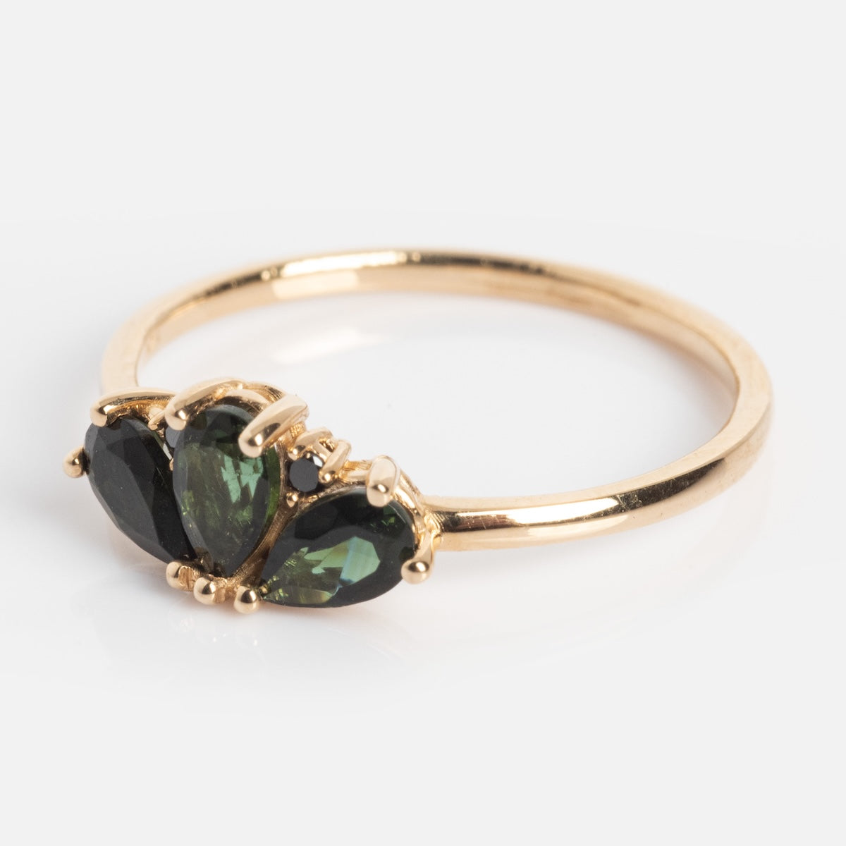 Ava Black Diamond Ring-Koogrl