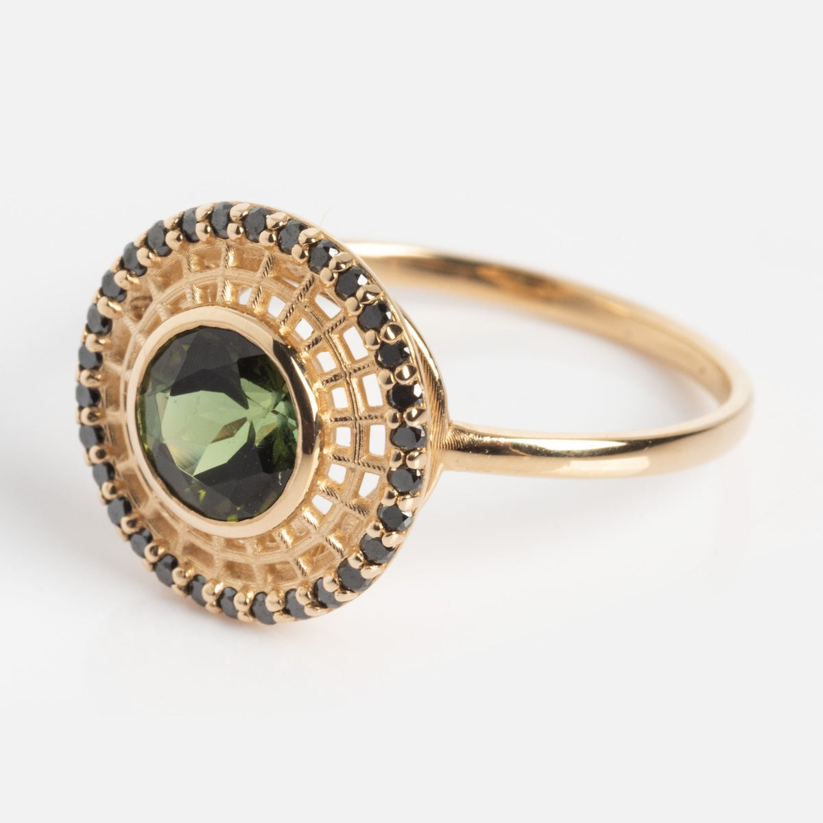 Tantallon Black Diamond Ring-Koogrl