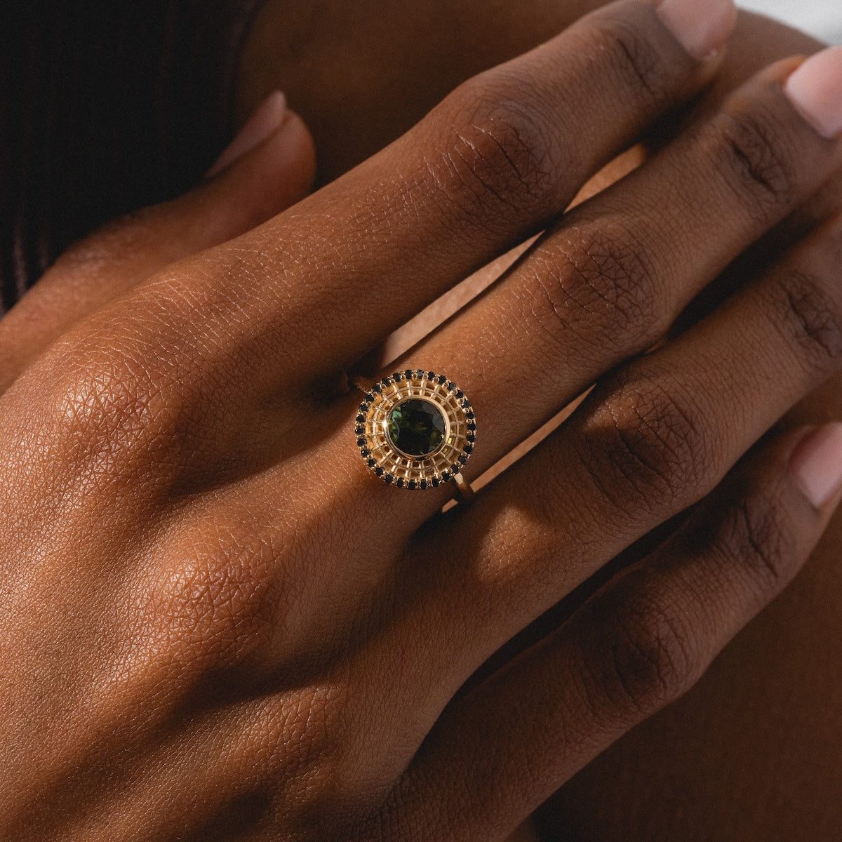 Tantallon Black Diamond Ring-Koogrl